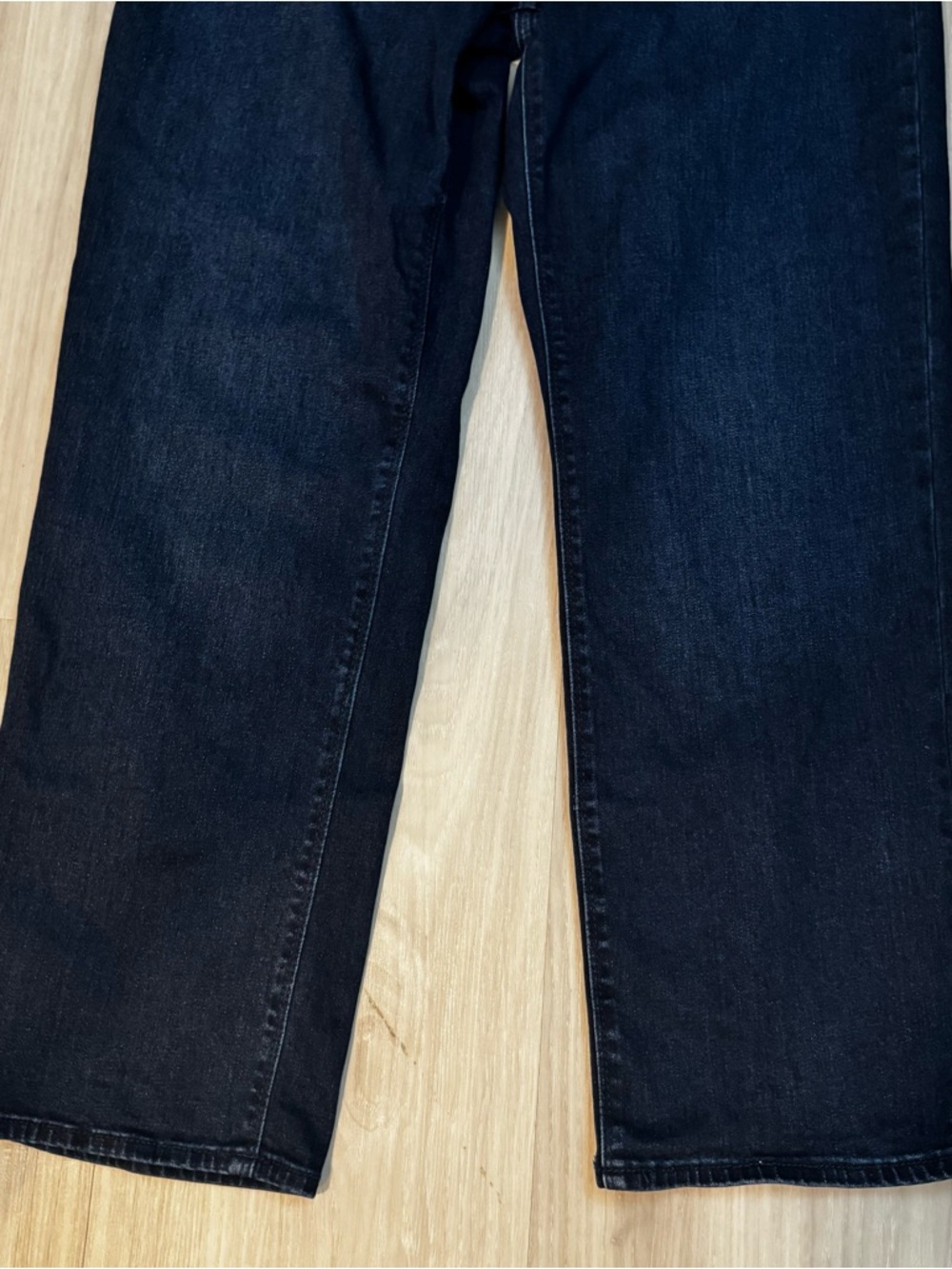 Hudson high rise straight jeans dark wash blue denim size 12 - Picture 4 of 13